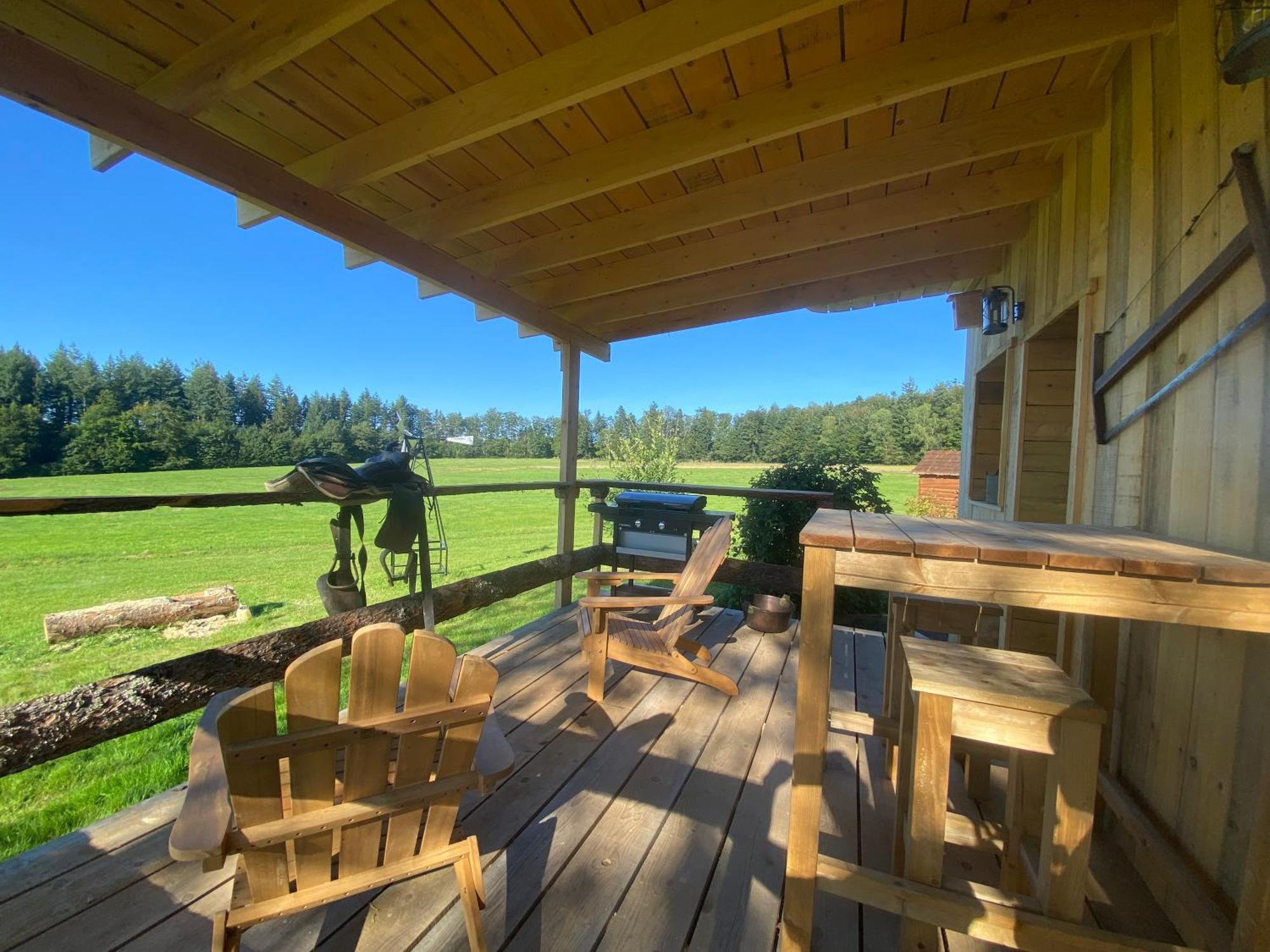 Maison Western Le Val d'Ajol Bagian luar foto